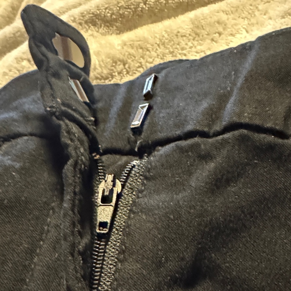 ★ Black Career Dress Pants Women's Size 30x27 Straight Leg Slacks - Picture 2 of 6